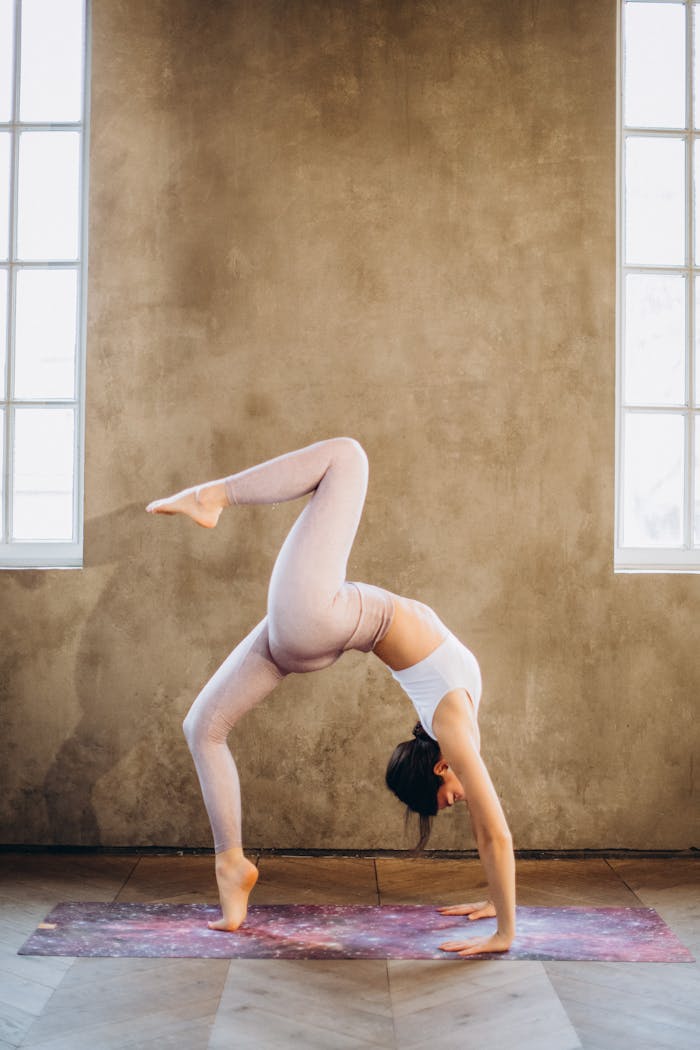 Woman Practicing Yoga