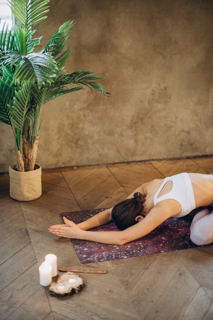 Woman Practicing Yoga